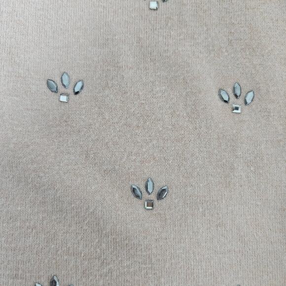 Gerry Weber Womens Light Pink Embellished Viscose Blend Long Sleeve Top Sz XL - Picture 7 of 7